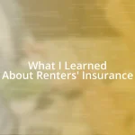 What I Learned About Renters’ Insurance